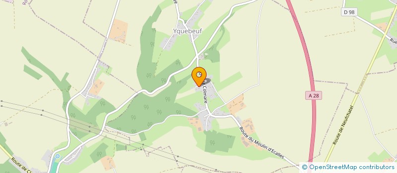 localisation de l'entreprise BUQUET  YQUEBEUF