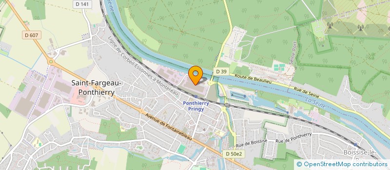 localisation de l'entreprise BUR EXPERT & CONS AUX ENTRE & PARTICULIE  SAINT-FARGEAU-PONTHIERRY