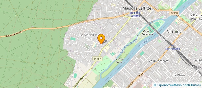 localisation de l'entreprise BUR HOLDING  LE MESNIL-LE-ROI