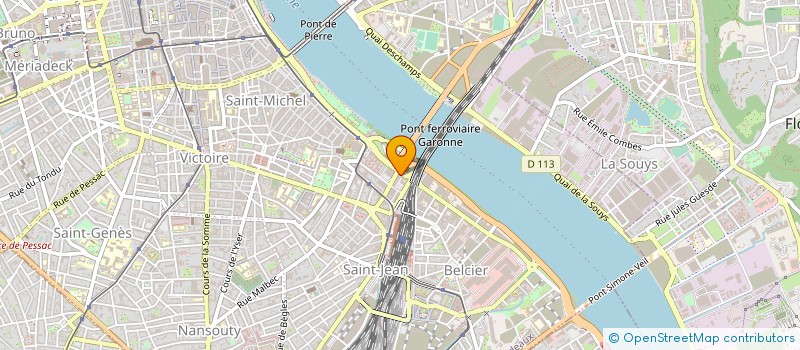 localisation de l'entreprise BUR'OCCASE à BORDEAUX