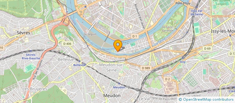 localisation de l'entreprise BUR ORGANIS GENERALE AMENAG NOUVEAUX à ISSY-LES-MOULINEAUX