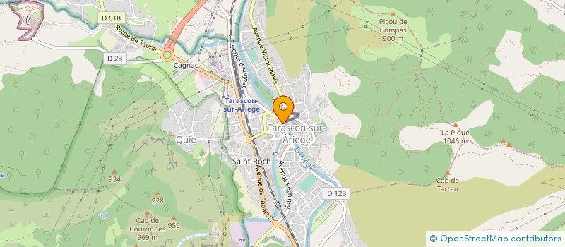 localisation de l'entreprise BURA à TARASCON-SUR-ARIEGE