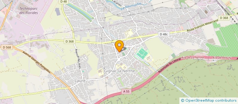 localisation de l'entreprise BURAGO à GIGNAC-LA-NERTHE