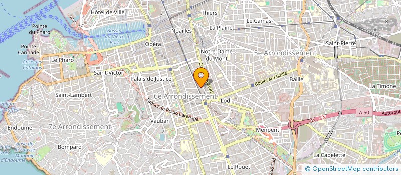 localisation de l'entreprise BURAK 13  MARSEILLE