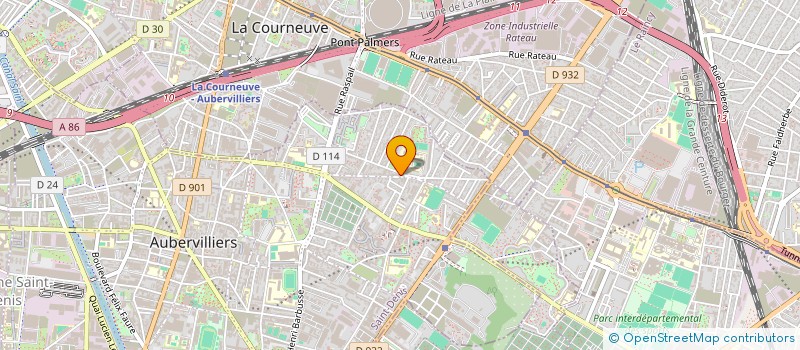 localisation de l'entreprise BURAK à AUBERVILLIERS