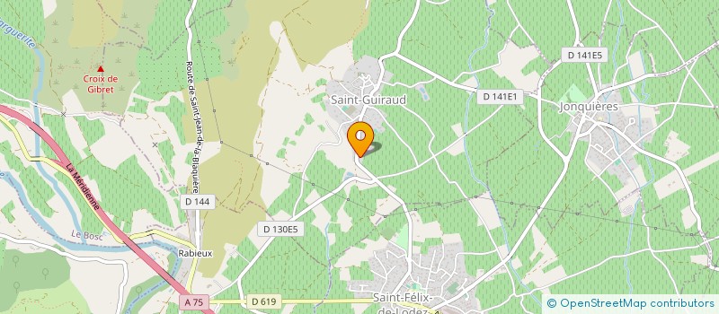 localisation de l'entreprise BURAL  SAINT-GUIRAUD