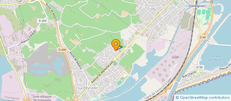 localisation de l'entreprise BURAS à FRONTIGNAN