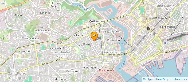 localisation de l'entreprise BURAT INVESTISSEMENTS à BREST