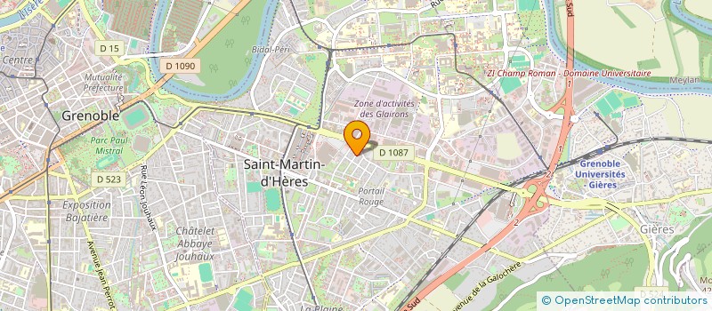 localisation de l'entreprise BURATTI DEM à SAINT-MARTIN-D'HERES