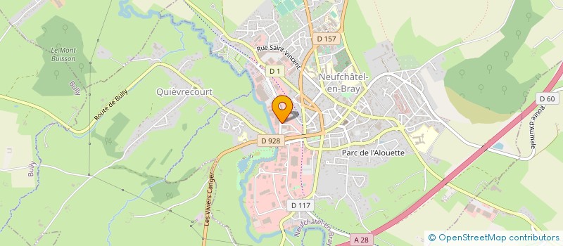 localisation de l'entreprise BURAY ET FILS  NEUFCHATEL-EN-BRAY