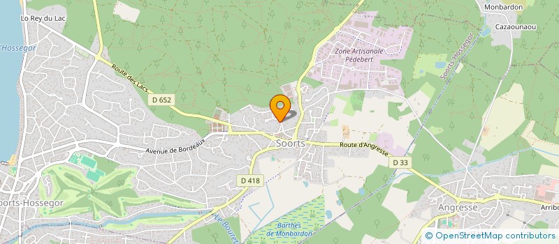 localisation de l'entreprise BURBANX  SOORTS-HOSSEGOR