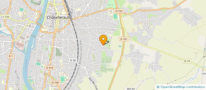 localisation de l'entreprise BURBAUD MARTINE CONSULTANTE  CHATELLERAULT