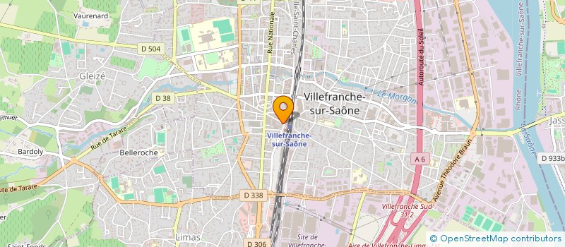 localisation de l'entreprise BURBOBAR à VILLEFRANCHE-SUR-SAONE