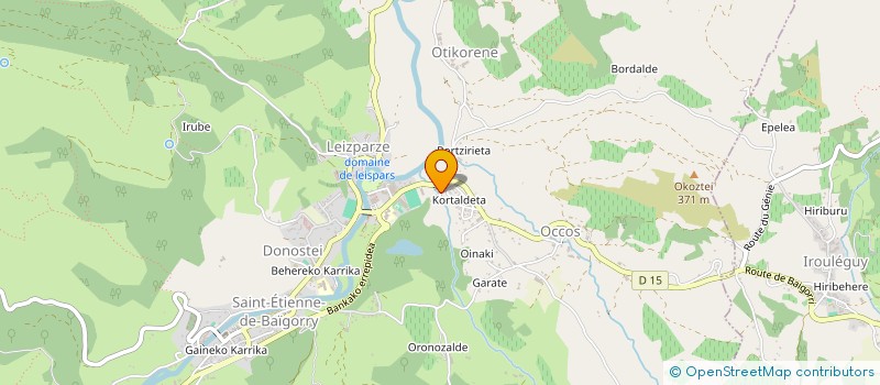 localisation de l'entreprise BURBURBUR PRODUKZIOAK à SAINT-ETIENNE-DE-BAIGORRY