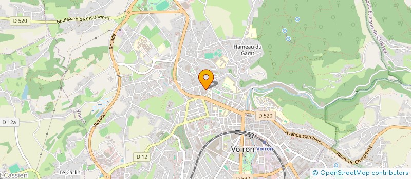 localisation de l'entreprise BURCEAUX à VOIRON