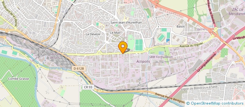 localisation de l'entreprise BURCO à BEZIERS