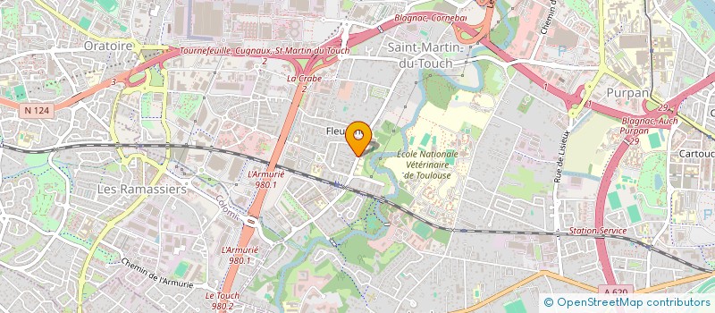 localisation de l'entreprise BURCOTEL  TOULOUSE