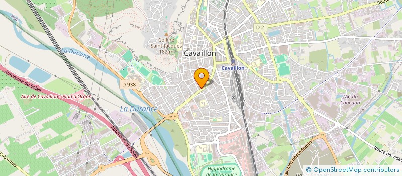 localisation de l'entreprise BURDAC  CAVAILLON