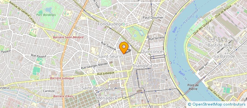 localisation de l'entreprise BURDI FINANCE  BORDEAUX