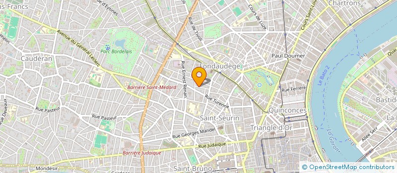 localisation de l'entreprise BURDI LINK  BORDEAUX