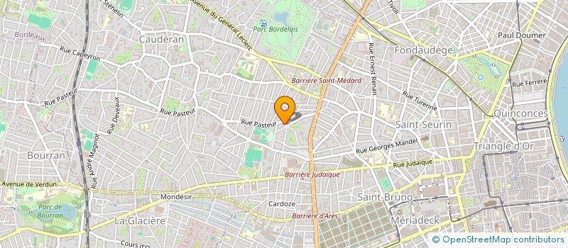 localisation de l'entreprise BURDIGALA  BORDEAUX