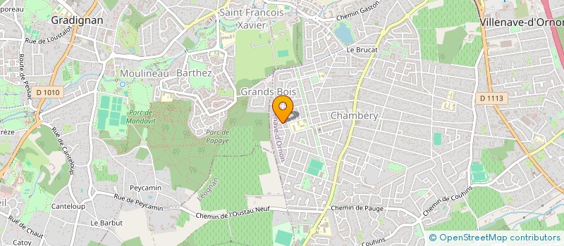 localisation de l'entreprise BURDIGALA BAGGERS  VILLENAVE-D'ORNON