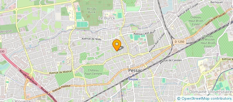 localisation de l'entreprise BURDIGALA CONSEIL & FINANCEMENT  PESSAC