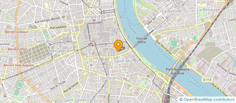 localisation de l'entreprise BURDIGALA CORPORATION  BORDEAUX