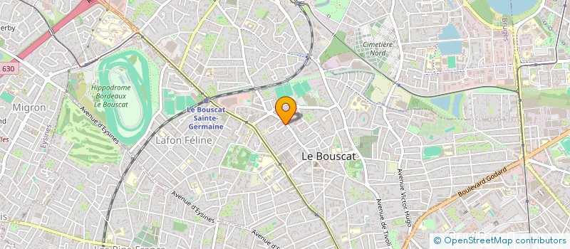 localisation de l'entreprise BURDIGALA FINANCE à LE BOUSCAT