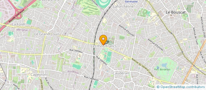 localisation de l'entreprise BURDIGALA IMMOBILIER  BORDEAUX