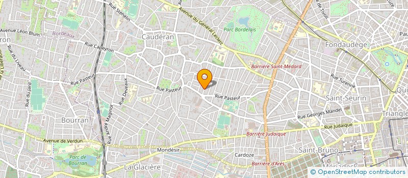 localisation de l'entreprise BURDIGALA LABORATOIRE DENTAIRE à BORDEAUX