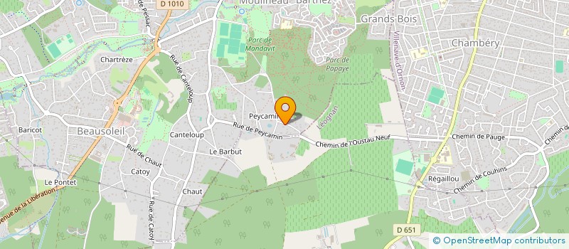localisation de l'entreprise BURDIGALA PARTICIPATIONS à GRADIGNAN