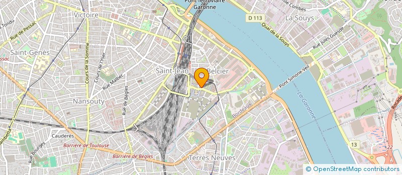 localisation de l'entreprise BURDIGALA PRODUCTION à BORDEAUX