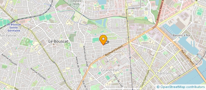 localisation de l'entreprise BURDIMMO  LE BOUSCAT