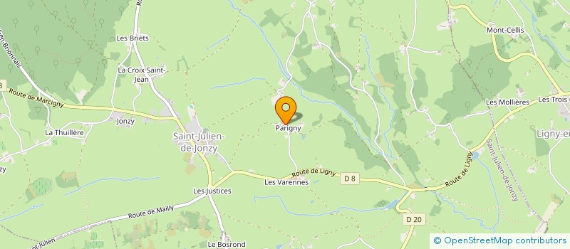 localisation de l'entreprise BURDIN BETAIL  SAINT-JULIEN-DE-JONZY