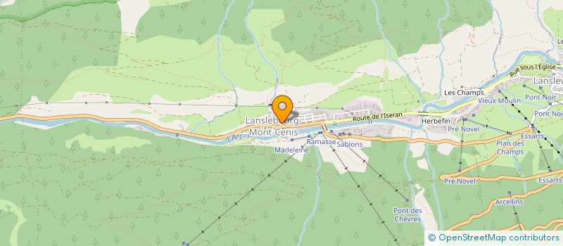 localisation de l'entreprise BURDIN ET FILS à VAL-CENIS