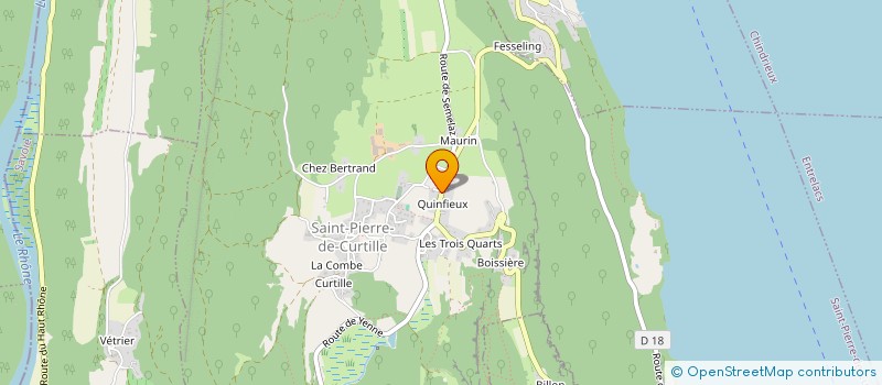 localisation de l'entreprise BURDIN POSE INTERIEUR  SAINT-PIERRE-DE-CURTILLE