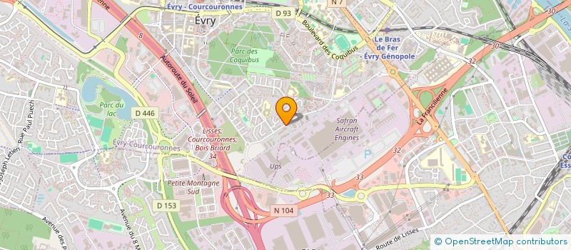 localisation de l'entreprise BURDOM DISTRIBUTION  EVRY-COURCOURONNES