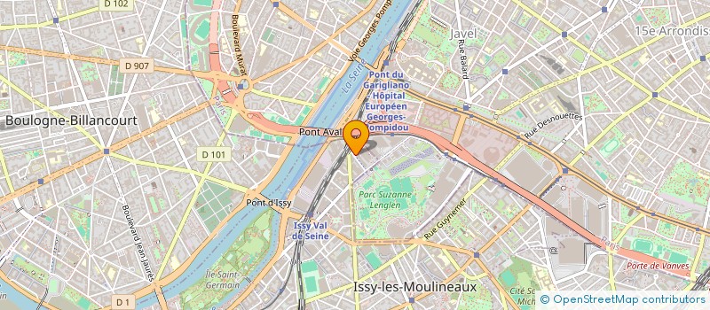 localisation de l'entreprise BURE INTER ADMIN DOCUM INFORM à ISSY-LES-MOULINEAUX