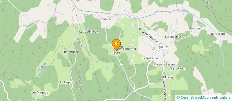 localisation de l'entreprise BURE PERE & FILS  SALIGOS