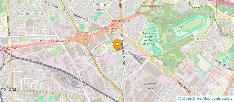 localisation de l'entreprise BUREAU 1217  VENISSIEUX