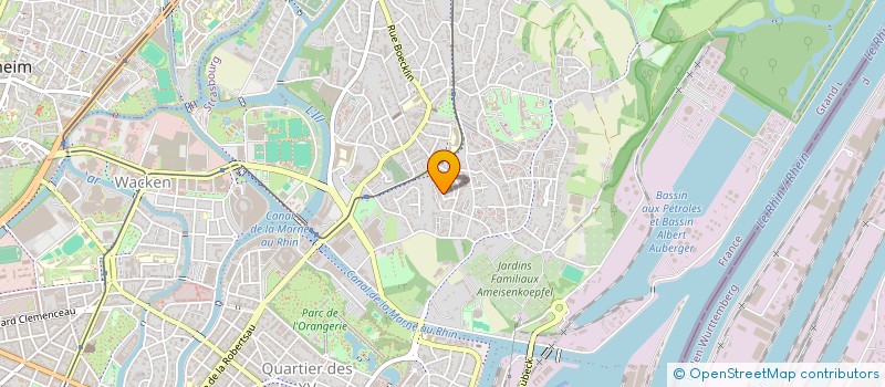 localisation de l'entreprise BUREAU 132 à STRASBOURG