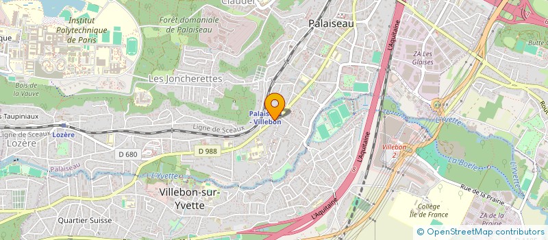 localisation de l'entreprise BUREAU 2000 SARL à PALAISEAU