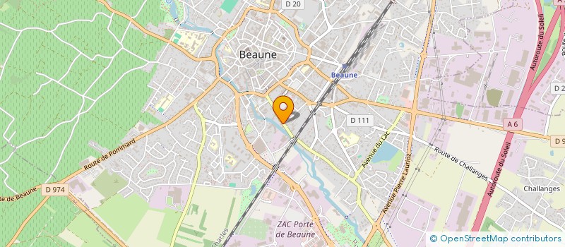 localisation de l'entreprise BUREAU 21 à BEAUNE