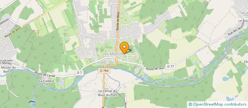 localisation de l'entreprise BUREAU  LE CONTROIS-EN-SOLOGNE