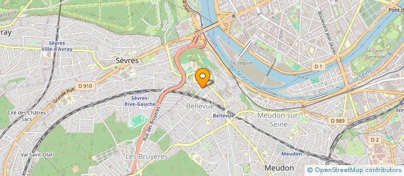 localisation de l'entreprise BUREAU à MEUDON