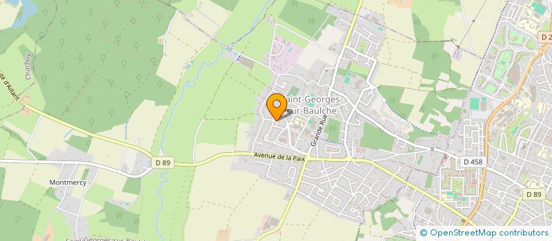 localisation de l'entreprise BUREAU 89 à SAINT-GEORGES-SUR-BAULCHE