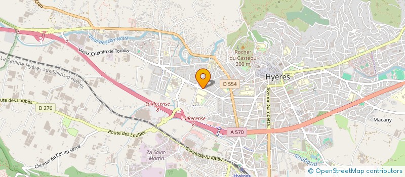 localisation de l'entreprise BUREAU AIDE TECH POUR GESTION TRAVAUX  COGOLIN