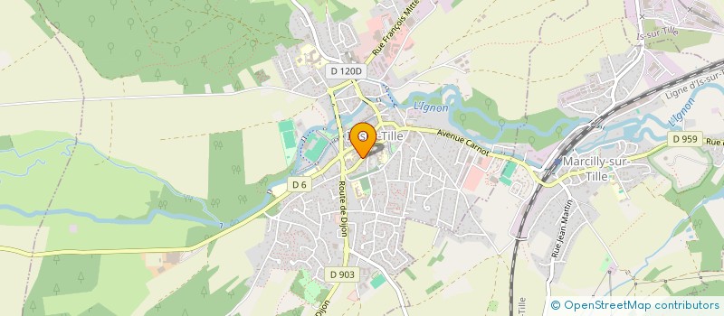 localisation de l'entreprise BUREAU ARES  IS-SUR-TILLE