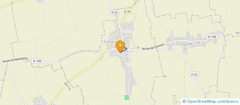 localisation de l'entreprise BUREAU ASSISTANCE ETUDE INSTALLATIONS  SURTAUVILLE